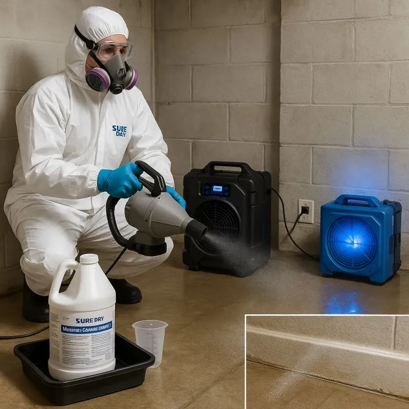 Sanitization and Odor Removal process in Many, LA
