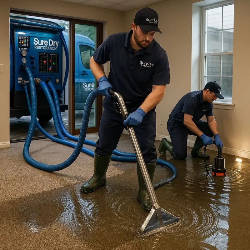 Water Extraction and Removal process in Many, LA